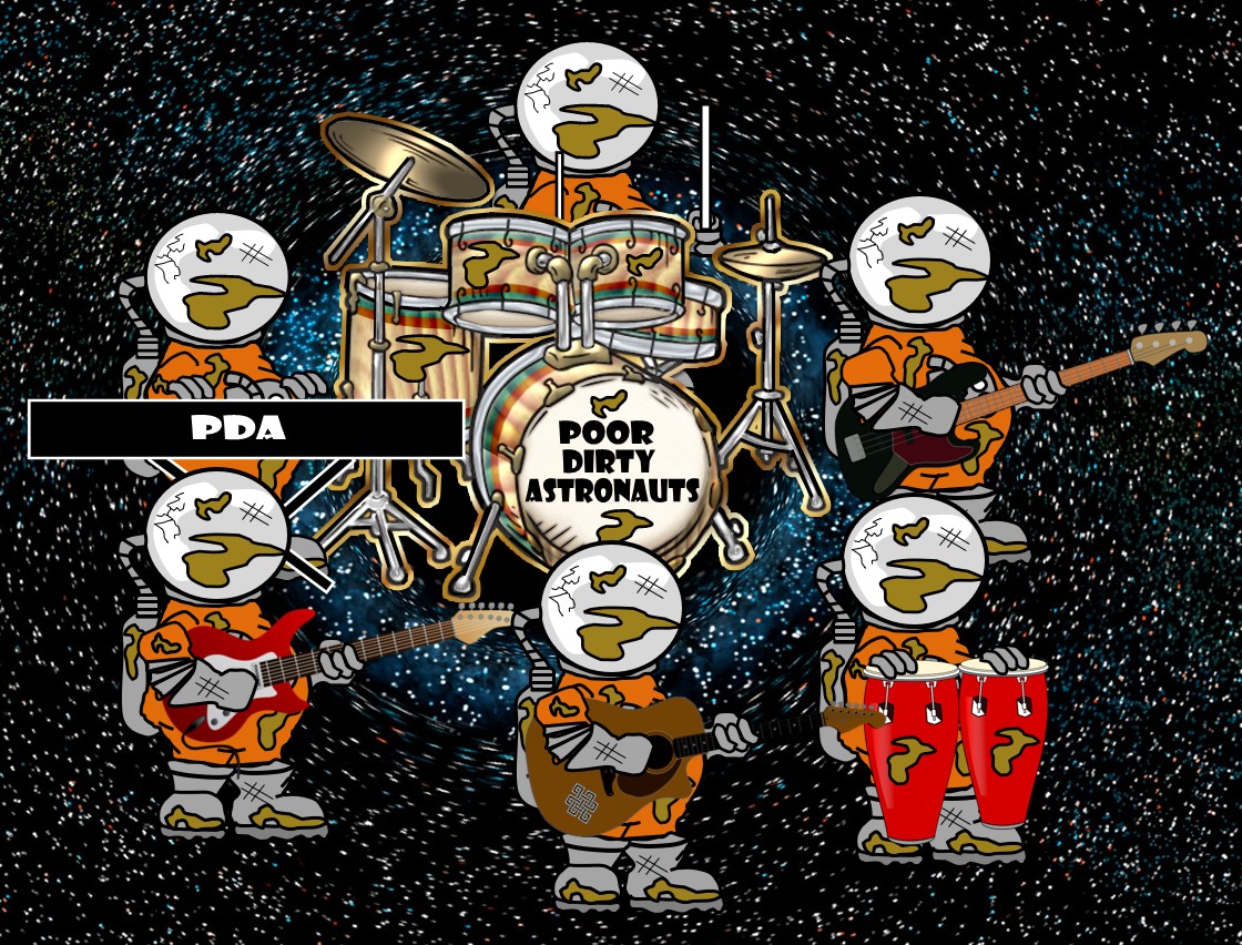 Poor Dirty Astronauts Logo_band